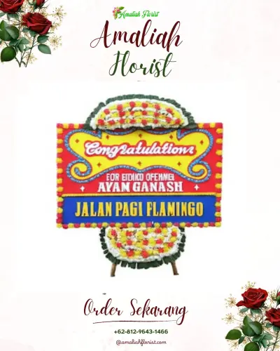 Bunga Papan Congratulation di Bontang Baru